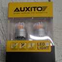 AUXITO 7443 7440 LED Bulbs Red Brake Light 400% Brighter, 7441 7444 T10 W21W Red Light Lamp for Tail Lights, Stop Brake Lights, Pack of 2