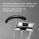 Shu Uemura Iconic Eyelash Curler, Achieve Precise Control and Long-Lasting Curl - Includes Silicone Replacement Pad. Professional Makeup Artist Tool for All Eye Shapes