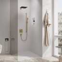hansgrohe AddStoris Single Hook in Brushed Bronze 1-inch Accessories in Brushed Bronze, 41742140