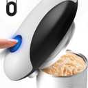 Rechargeable Electric Can Opener, One Touch Safety Automatic Can Opener - Easy Smooth Edge Hands Free, Battery Operated Openers Fits Most Cans, Ideal for Seniors People with Weak Hands & Arthritis