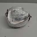 Curtain Pleat Tape - 12 Meters/13 Yards with 45 Stainless Steel 4 Prongs Hooks for DIY Pinch Pleat White