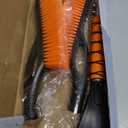 EcoNour 27" Car Snow Brush and Ice Scrapers for Car Windshield (Orange - 2 Pack) | Scratch Free Bristle Head Snow Brush & Tough Window Snow Scraper with Aluminium Body