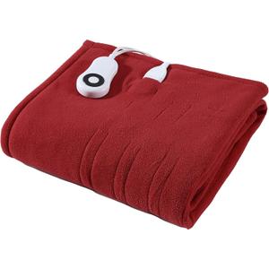 Eddie Bauer - Throw Blanket, Soft & Plush Heated Blanket, Cozy Fleece Bedding with Sherpa Reverse, 5 Heat Setting, Flag (50" x 60")