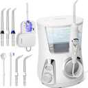 Water Flosser for Teeth and Braces, 800ML Dental Oral Irrigator with 10 Pressure Levels, 7 Jet Tips, Toothbrush & Nozzle Cleaning Case, Family Oral Care