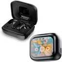SIXTHGU Ear Buds Wireless Earbuds Bluetooth 5.4 Headphones with 40H Playtime Touch Screen Earbuds (Black)