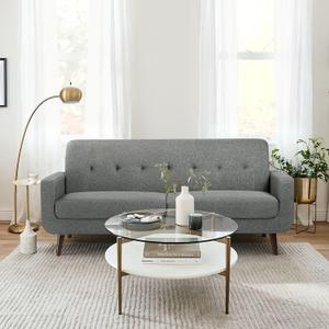 Lexicon Jarboe Living Room Sofa, Gray