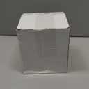 Patelai 4 Pieces Glass Round Media Storage Glass Bottles Borosilicate Media Bottles with GL45 Blue Screw Cap for Lab Water Reagent Liquids(100 ml)