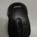 Wireless Keyboard and Mouse Combo, MARVO 2.4G Ergonomic Wireless Computer Keyboard with Phone Tablet Holder, Silent Mouse with 6 Button, Compatible with MacBook, Windows (Black)