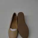 DREAM PAIRS Womens Comfortable Ballet Dressy Work Flats, Round Toe Slip on Office Shoes (7.5, Nude)