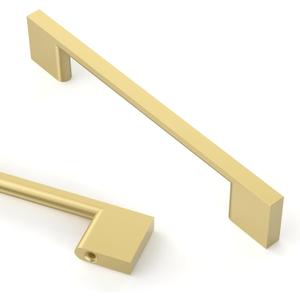 Asidrama 10 Pack 5 Inch(128mm) Matte Black Kitchen Cabinet Handles, Cabinet Pulls Kitchen Cabinet Hardware for Cupboard Drawer Pulls