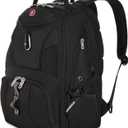 SWISSGEAR 1900 ScanSmart TSA Laptop Backpack Fits 17 Inch Laptop with RFID Protection and Tablet Pocket, Grey/Black, 19-Inch