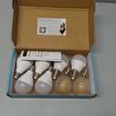 LED Ceiling Fan Light Bulbs 120V 60W Equivalent, E12 Candelabra Base Light Bulb Natural White 4000K, 600LM E12 Small Base, Non-Dimmable, 8 Pack