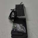 Solar House Numbers with Separate Panel, T-SUNUS Address Sign for Outside Horizontal & Vertical Mounted, Waterproof LED Number Plaque Street Yard Mailbox Visitor Mailman 911 Ubereats (RGB&White 6000K)