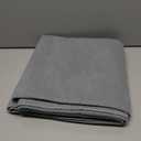 Tatago Hot Yoga Mat Towel Non Slip for Hot Yoga (72-84 inch Mats) Our Hot Yoga Towel Non Slip Silicone Dabs & Absorbent Microfiber Blend Gives You More Grip As You Drip! (Nube Gris, XL - 84")