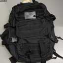 Military Tactical Backpack 25L Day Backpack for Men Molle Army 3 Days Assault Pack Bug Out Bag Water Resistant and Heavy Duty Hiking Treeking Rucksack - Black