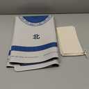 [BLACK] Mahjong Mat for Table 31.5 Inch Extra Large Neoprene Non Slip Noise Reduction Foldable Mahjong Mats with Rules Beginner Friendly Mahjong Table Mat for American Mahjong Card Poker Board Games (White)