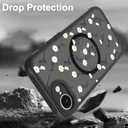 Magnetic for iPhone 16e Case for Women Men, Cute Daisy Floral Flowers Phone Case [Compatible with Magsafe] Translucent Matte Shockproof Cover, Daisy