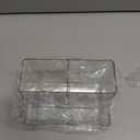 Desk Pen Holder, Transparent Clear Pencil Storage Box, Large Capacity Acrylic Display Simple Stationery Organizer Desktop