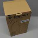 GIGALUMI Solar Garden Decor Upgraded Elephant Statues Outdoor, Birthday Gifts for Women Mom Grandma Senior Elder, Elephant Ornament for Balcony, Garden, Patio, Yard, Lawn (Twinkling Lights Only)