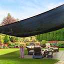 winemana Black Shade Cloth 90%, 30x50 FT Mesh Tarp - Garden Shade for Greenhouse, Patio, Vegetables, Plants Cover and Chicken Coops, Sunshade Net for Outdoor Protection with Reinforced Grommets