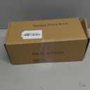 Cisily Sponge Holder for Kitchen Sink, Sink Caddy Organizer with High Brush Holder, Kitchen Countertop Organizers and Storage Essentials, Rustproof 304 Stainless Steel (Black, 9.25)