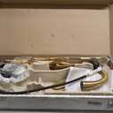 KOHLER Sundae Single-Handle Pull Down Sprayer Kitchen Faucet in Vibrant Brushed Moderne Brass