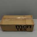 monTEK Heavy-Duty Monitor Arm for 17-57" Ultrawide Curved Screen, Supports up to 59.4 lbs, Adjustable Gas Spring Arm, 75/100 VESA Mount, Clamp & Grommet Desk Monitor Mount Single, White (without USB)