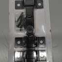 National Hardware 7.8-in Industrial Reversible Gate Slide Latch with Weatherguard Protection in Black