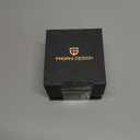 Pagani Design Men's Automatic Mechanical Watch Exposed Mechanical Movement 42mm 316L Stainless Steel with PU Leather Strap 100m Water Resistant (10ATM) Self-Winding Sapphire Crystal Glass (Black)