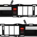 OCPTY Door Handles Interior Front Driver Passenger Side Replacement fit 1988-1994 for GMC C1500 C2500 C3500 K1500 K2500 K3500 Inside Door Handles Black(2pcs)