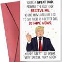 Pawzity Fathers Day Card - Funny Fathers Day Cards from Daughter, Son, Kids, Children, Wife - Happy Humorous 2st First Father's Cards Funny for Dad, Father - Single 5.3''x 8'' Card with Envelope Set of 2