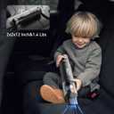 Car Vacuum Portable Cordless, 12000Pa 3-in-1 Car Vacuum Cleaner and Tire Inflator, 5000mAh Battery, 150 PSI, LED Light, Type-C Charge, Portable Tire Inflator for E-Bike, Motorcycle, Ball