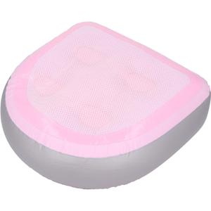 Asixxsix Hot Tub Booster Seat Cushion, 18.5 x 14.6 x 5.9inch Inflatable Hot Tub Booster Seat with Non Slip Suction Cups Bottom, Spa Pillow Hot Tub Accessories for Adults Indoor Outdoor (Pink)