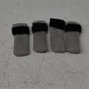 4Pcs Cat Boots, Paw Covers Anti-Scratch Cat Foot, Adjustable Mesh Cat Claw Protectors Non-Slip Breathablesuitable for Pet Bathing, Cutting Nails, Injecting, (S, Gray) 
