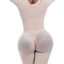 Snatched Body Fajas Colombianas | Faja Shapewear for Women with Sleeves | Stage 1 Faja Post Surgery BBL & Lipo 360 (Small)