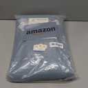 H.VERSAILTEX Linen Blackout Curtains 96 Inches Long 100% Blackout Thermal Insulated Textured Linen Look Curtain Draperies Anti-Rust Grommet, Energy Saving with White Liner, 2 Panels, Stone Blue