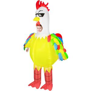 Inflatable Costume Chicken for Kids,Funny Blow up Inflatable Costumes Halloween Costume Cosplay Party Easter
