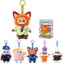MINISO Disney Zootopia Soft Vinyl Plush Toy Blind Box Cute Mystery Animal Figurines, Collectible Surprise Gift Figure Model Random Design for Home Decor Birthday Gifts, Single Box