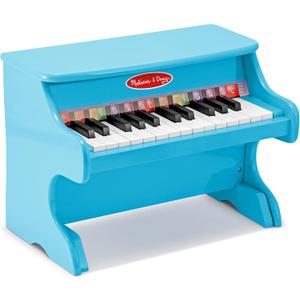 Melissa & Doug Learn-to-Play Piano with 25 Keys and Color-Coded Songbook - Blue