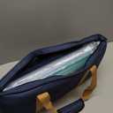 American Mahjong Game Set, 166 Premium White Tiles, 4 All-in-One Color Rack/Pushers, Complete Mahjong Set Blue Carrying Bag