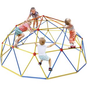 10FT Climbing Dome, Outdoor Jungle Gym for Kids- Supports 1000LBS-Anti-Rust Metal Outdoor Play Structure ASTM Approved, Easy Assembly 10FT Climbing Dome, Outdoor Jungle Gym for Kids- Supports 1000LBS-Anti-Rust Metal Outdoor Play Structure ASTM Approved, Easy Assembly