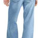 Women's LR Baggy Wide L Light WASH Denim Jeans, Size 000 Short