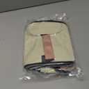 QDCYP Insulated Lunch Box Dual Compartment Lunch Bag Leakproof Cooler for Men Women with Adjustable Strap,for Work, Picnic, Beach, Camping, Travel (Pink Beige,12L)