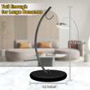 Banana Holder Stand - Hanging Hook Stands, Banana Hanger Hook Stand for Kitchen Counter (Modern, Full Black)