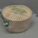 3-Piece Bamboo Steamer Set 10-Inch