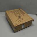 Halloween Decorations 5ft Giant Light Up Spider, 60inch Scary Spider with 56 LED Light, Timer, Creepy Spooky Decor, Glowing Eyes, Haunted Horror Prop for Spiderweb, Indoor, Outdoor, Yard (Purple)