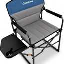 KingCamp Oversized Camping Directors Chair for Big & Tall Heavy Duty 440lbs, X-Large