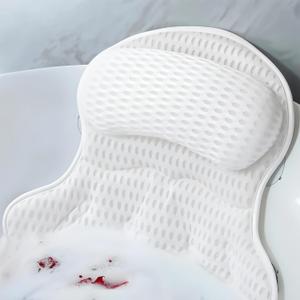 Bath Pillows for Tub - Non-Slip Bath Pillow, Ergonomic Backrest and Head Support, Perfect for Relaxing Spa-Like Experience!