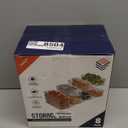 ClearSpace Plastic Pantry Organization and Food Storage Bin  Great Kitchen Organization and Kitchen Storage  Fridge Organizer Bins 8 Pack