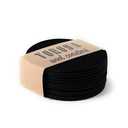 Set of 12 Felt Black Drink Coasters 4x4 inches - Round Coaster for Drinks Absorbent - Thick Coasters for Glasses - Premium Cup Mats - Protect Furniture from Heat, Stain, Scratches and Condensatio